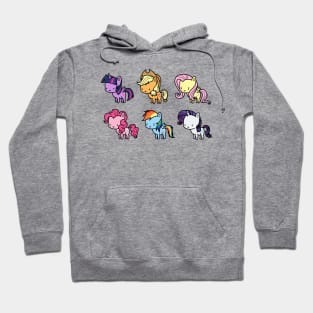 MLP Mane6 chibi Hoodie